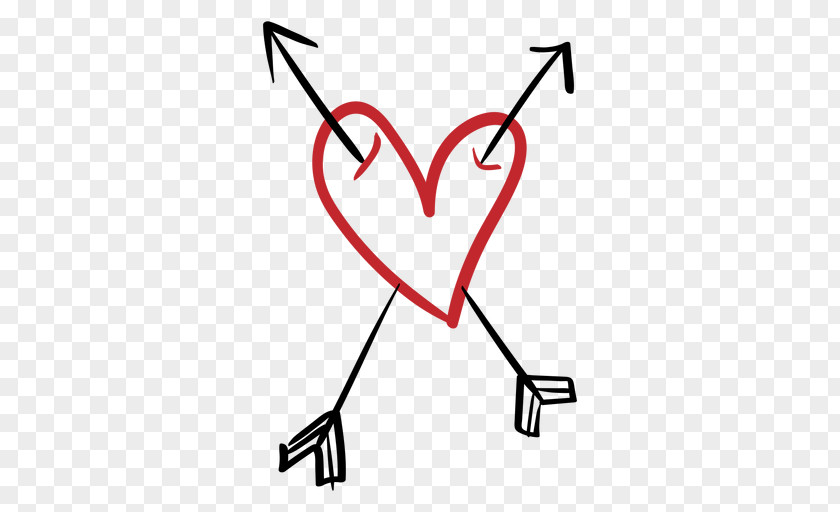Arrow With Heart Romance Film Love Vexel Clip Art PNG