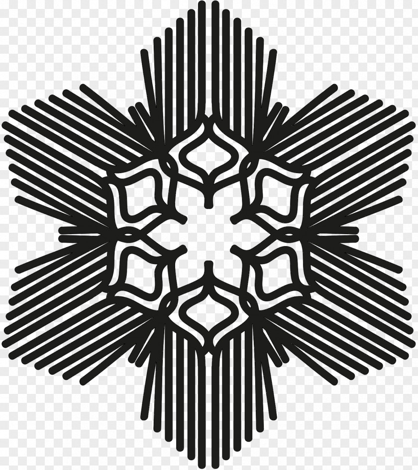 M Symmetry Logo Font Pattern Black & White PNG