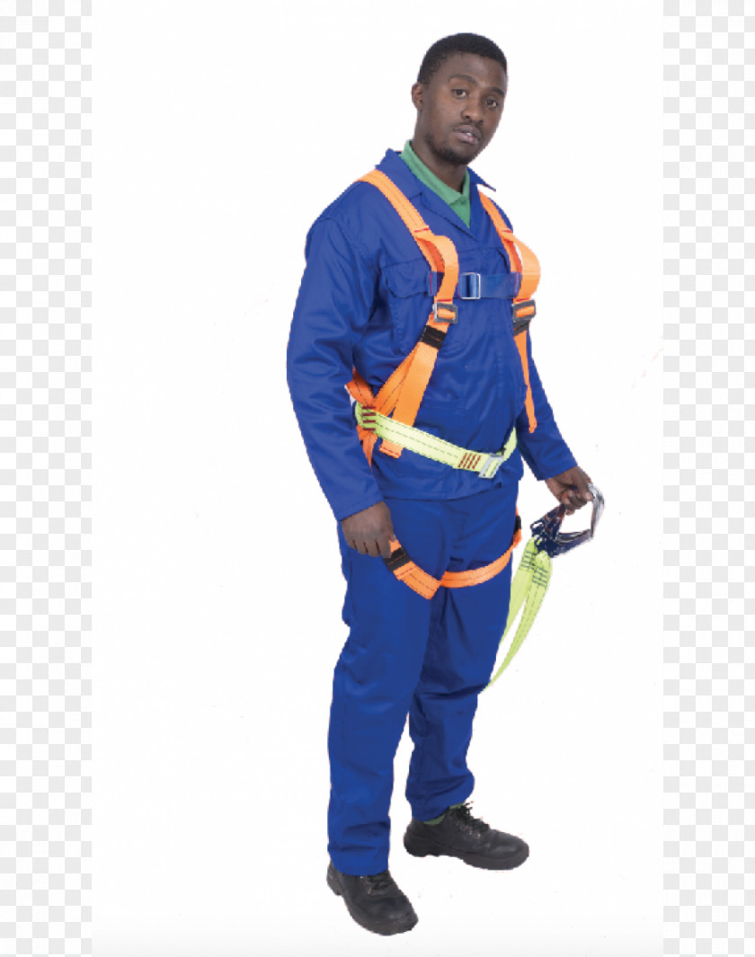 Safety Harness Costume Electric Blue PNG