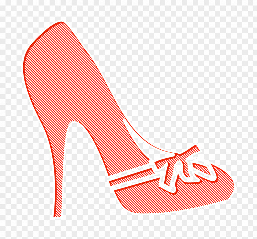 Women Footwear Icon High Heel Shoe PNG