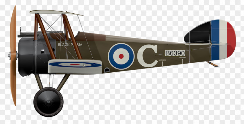 Airplane Sopwith Camel Pup First World War Triplane PNG