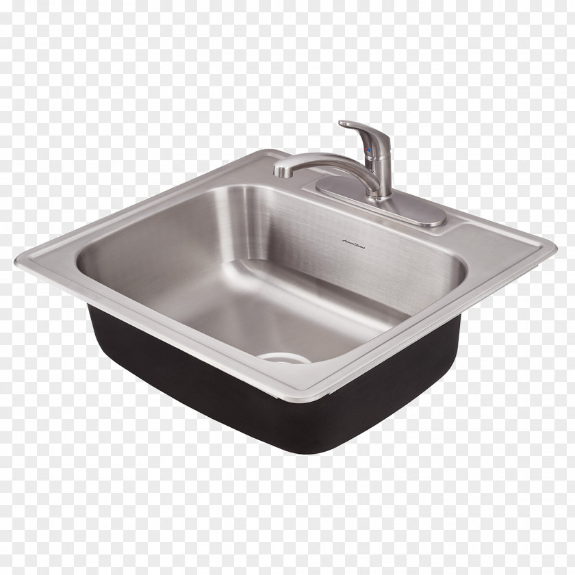 Sink Stainless Steel American Standard Brands Kitchen Drain PNG