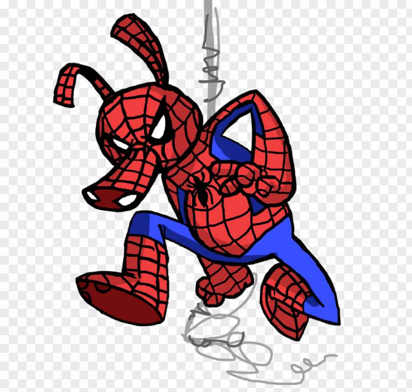 Spider Ham Decapoda Cartoon Character Clip Art PNG