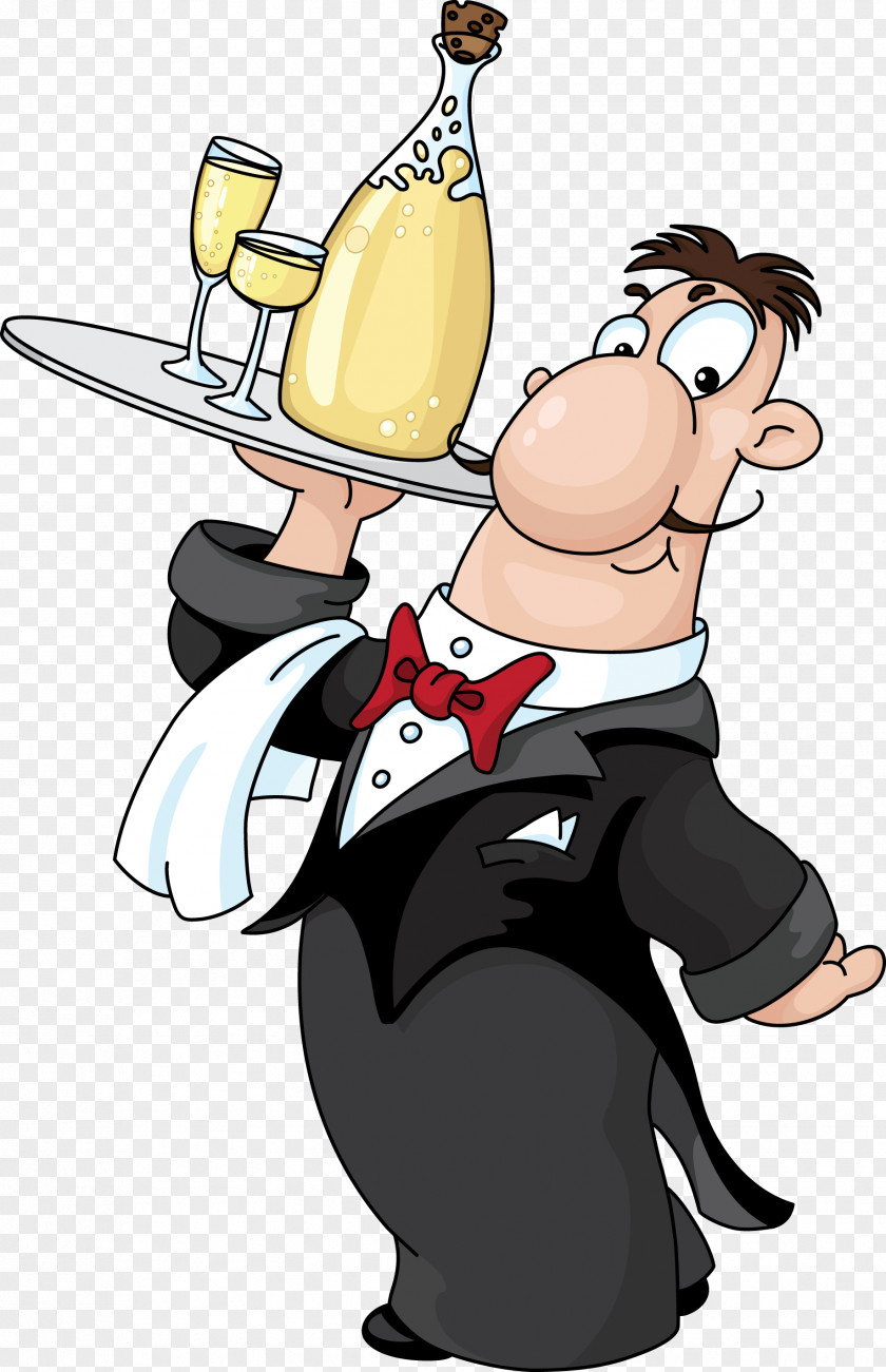 Waiter Drink Chef Clip Art PNG