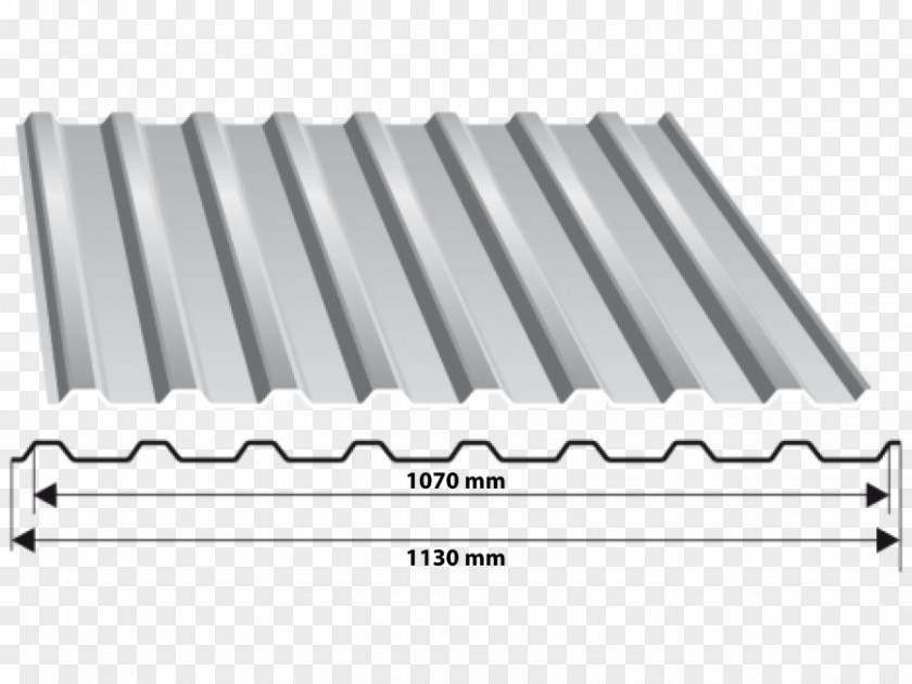 Building Corrugated Galvanised Iron Sheet Metal Materials Trapezblech PNG