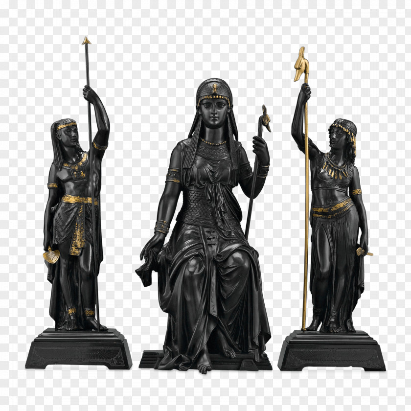Egyptian Marble Statues Statue Figurine Bronze Sculpture Spelter PNG