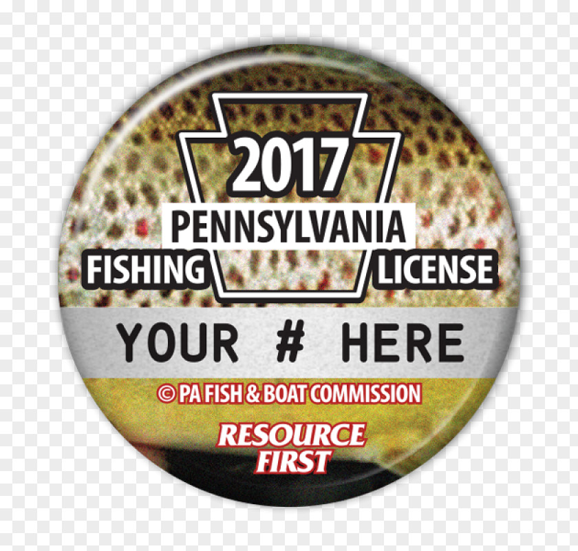 Exquisite Option Button Brodhead Pennsylvania Fish And Boat Commission Fishing License Trout PNG