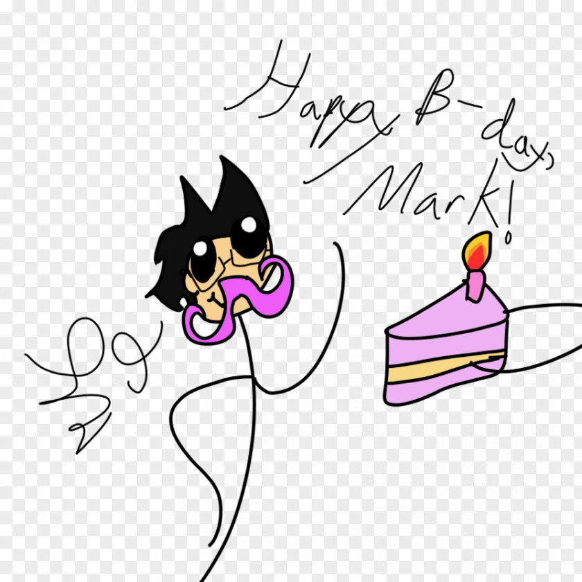 Happy B.day Beak Drawing Line Art Clip PNG