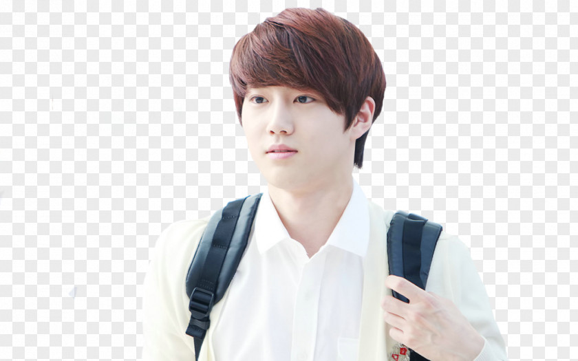 Suho Lu Han Black Hair Bangs EXO PNG