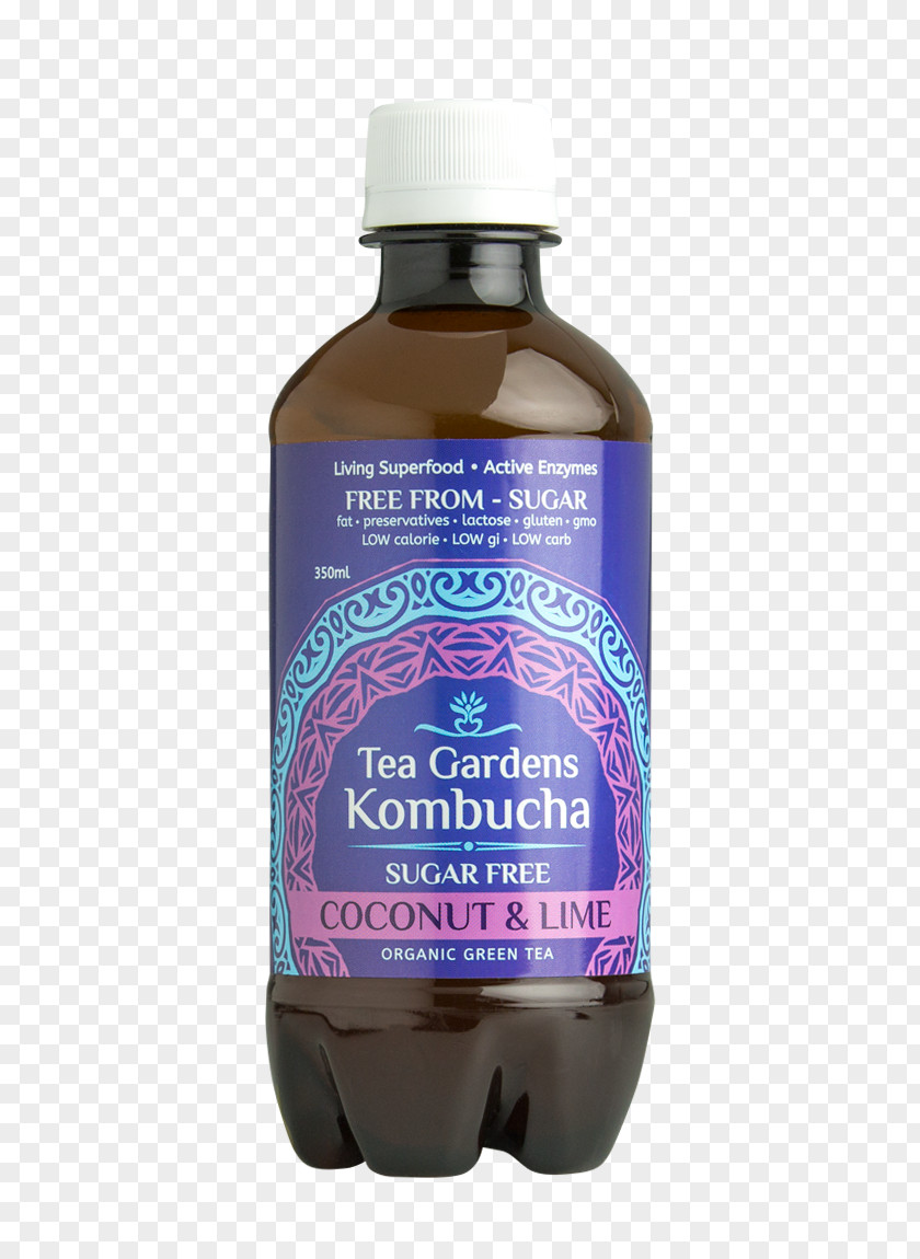 Tea Graden Gardens Kombucha Ginger Bottle Bitters PNG