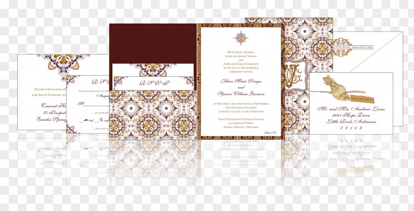 Watercolor Wedding Invitation Brand Font PNG
