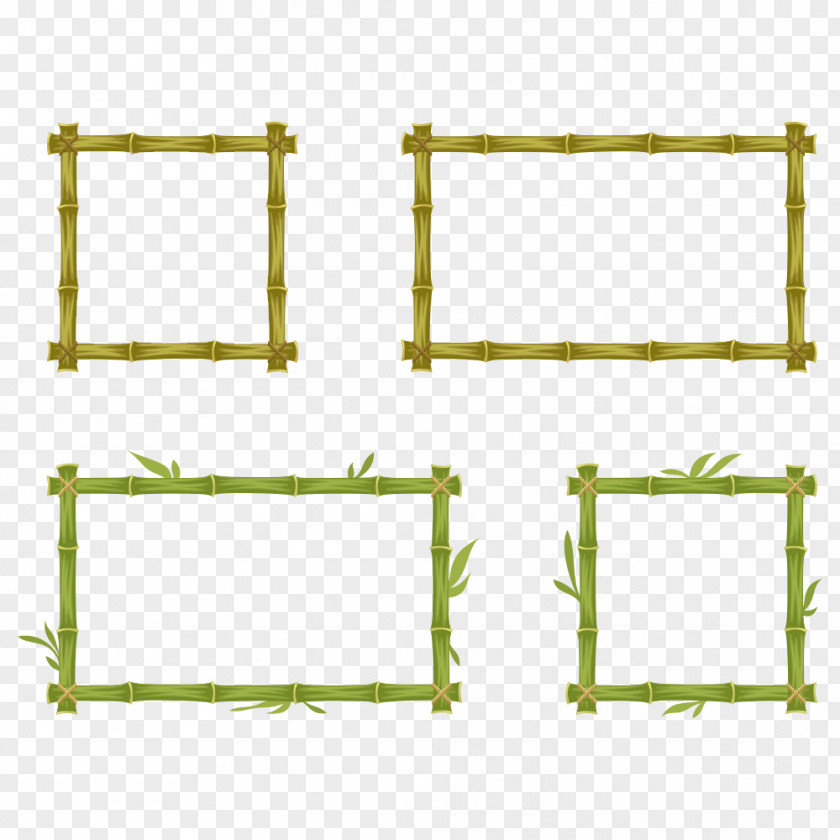 Bamboo Picture Frame Euclidean Vector Clip Art PNG