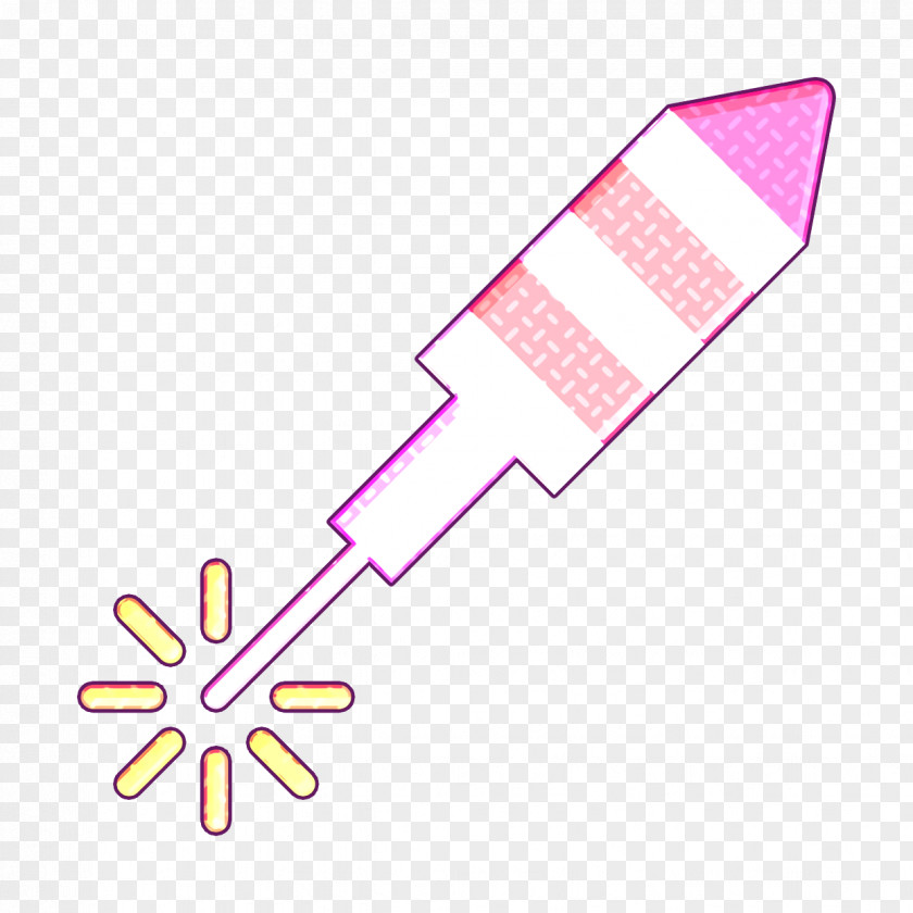 Fireworks Icon Birthday Party Rocket PNG