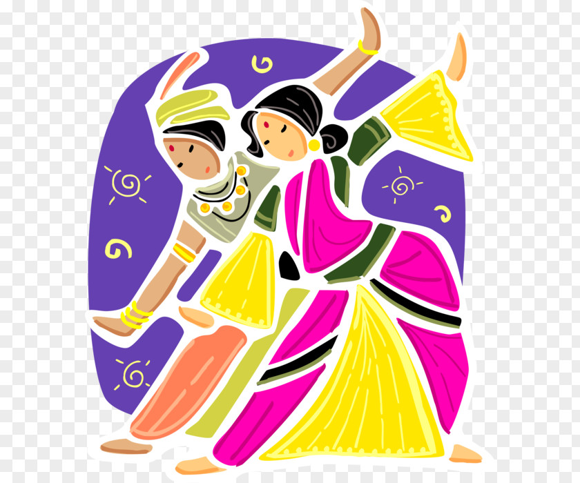 India Illustration Dance Vector Graphics Illustrator PNG
