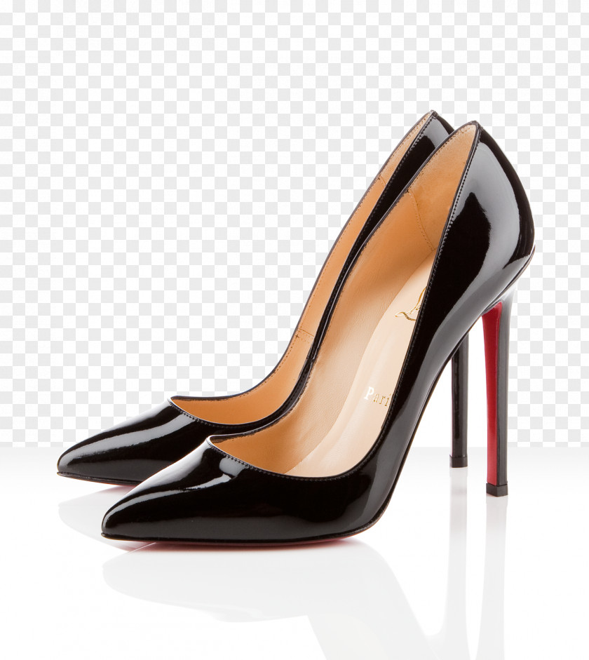 Louboutin Quartier Pigalle Court Shoe High-heeled Footwear Patent Leather PNG