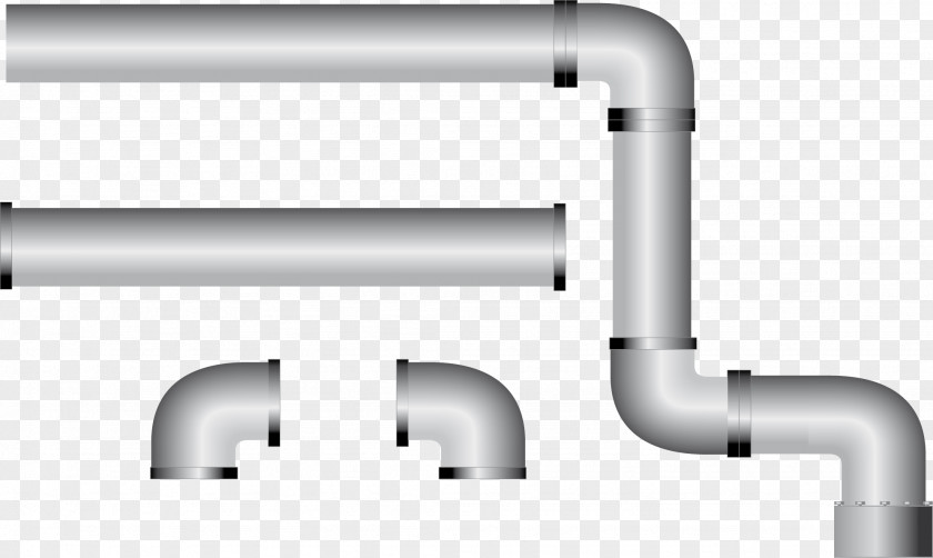 Vector Few Iron Pipe Water Clip Art PNG