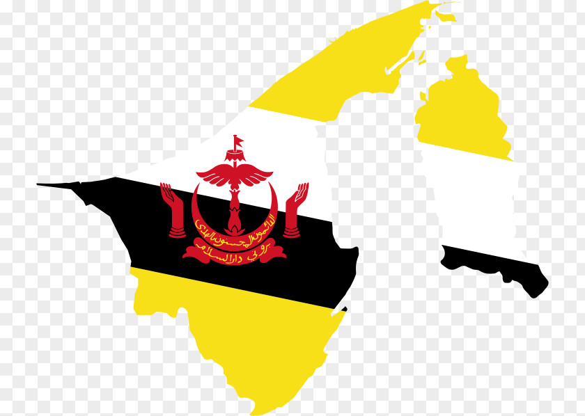 Country Flag Of Brunei Map National PNG