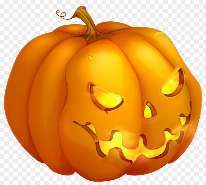 Halloween Evil Pumpkin PNG Clipart Image Jack-o'-lantern Clip Art PNG
