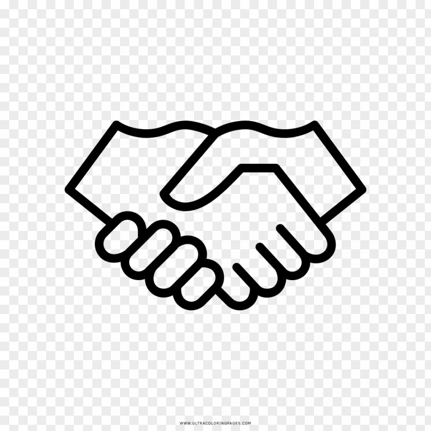 Hand Draw Handshake PNG