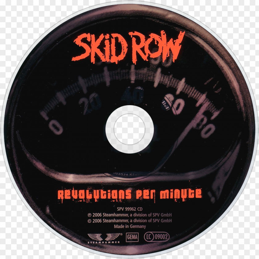 Revolutions Per Minute Compact Disc 40 Seasons: The Best Of Skid Row Album PNG