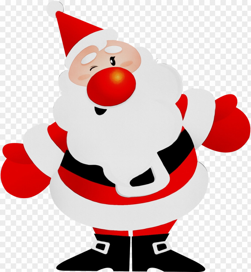 Santa Claus Wet Ink PNG