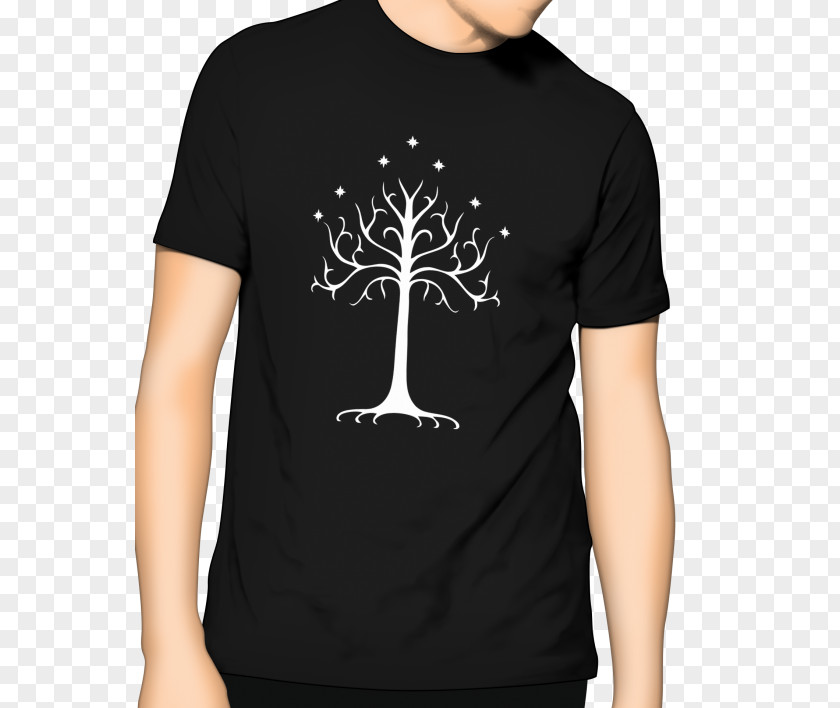 T-shirt Clothing Top White Tree Of Gondor PNG