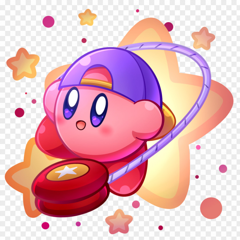 Yo-yo Kirby Star Allies Drawing Fan Art PNG