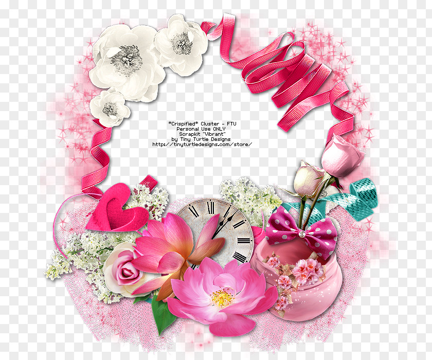 Vibrant Floral Design Cut Flowers Rose PNG