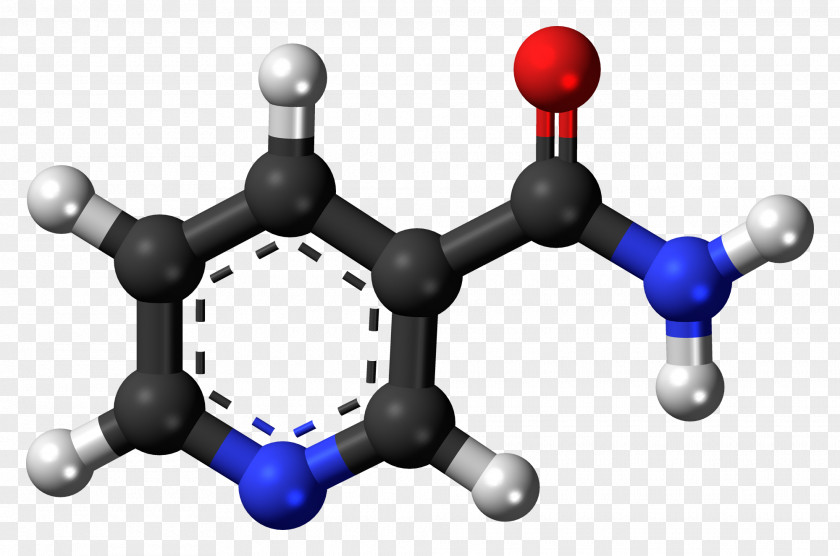 Ballandstick Model Chemical Compound Amine 4-Nitroaniline Substance Chemistry PNG