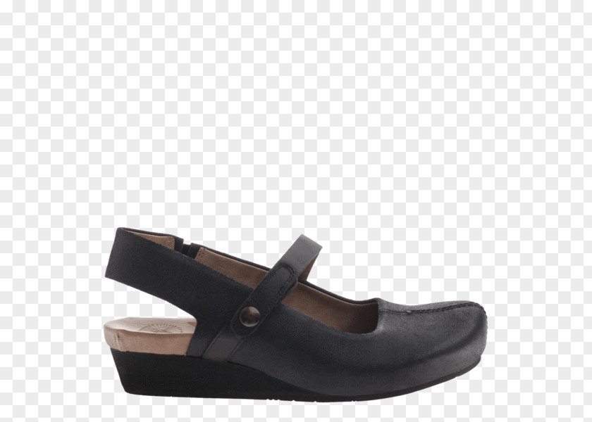 Sandal Slip-on Shoe Walking Black M PNG