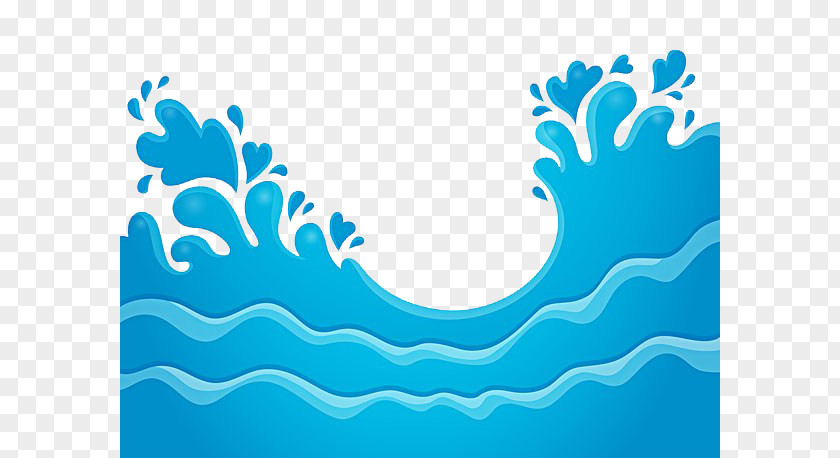 Sea Wave Water Drawing Clip Art PNG