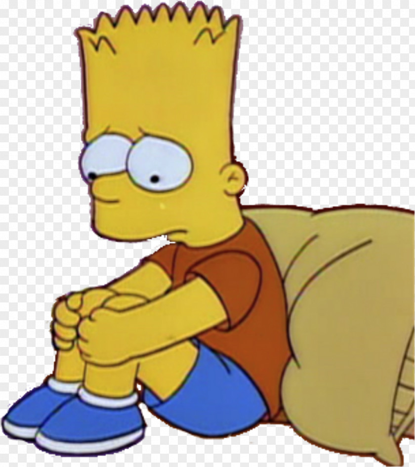 Bart Simpson Stick Homer Lisa Sadness PNG
