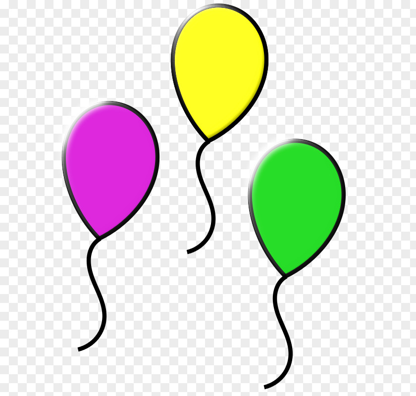 Color Balloon Clip Art PNG