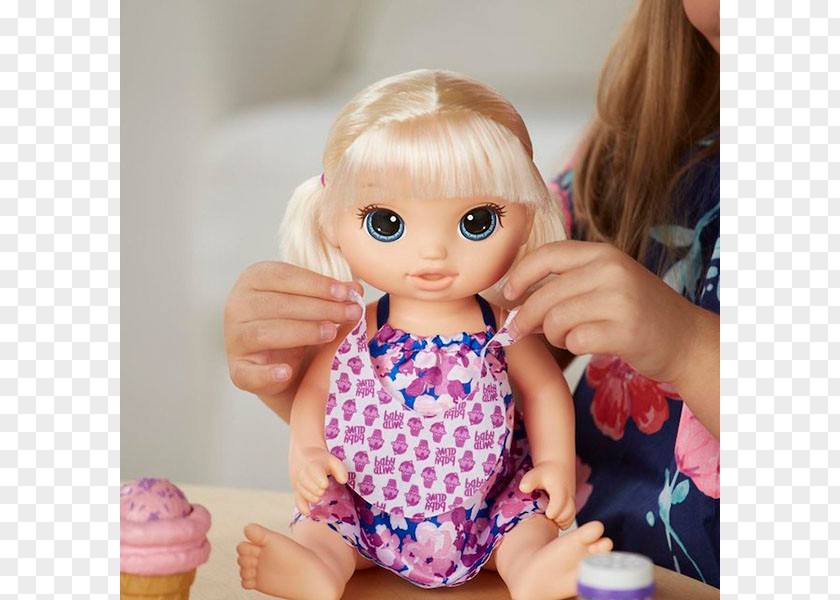 Doll Hasbro Baby Alive Magical Scoops Super Snacks Snackin' Sara Toy PNG