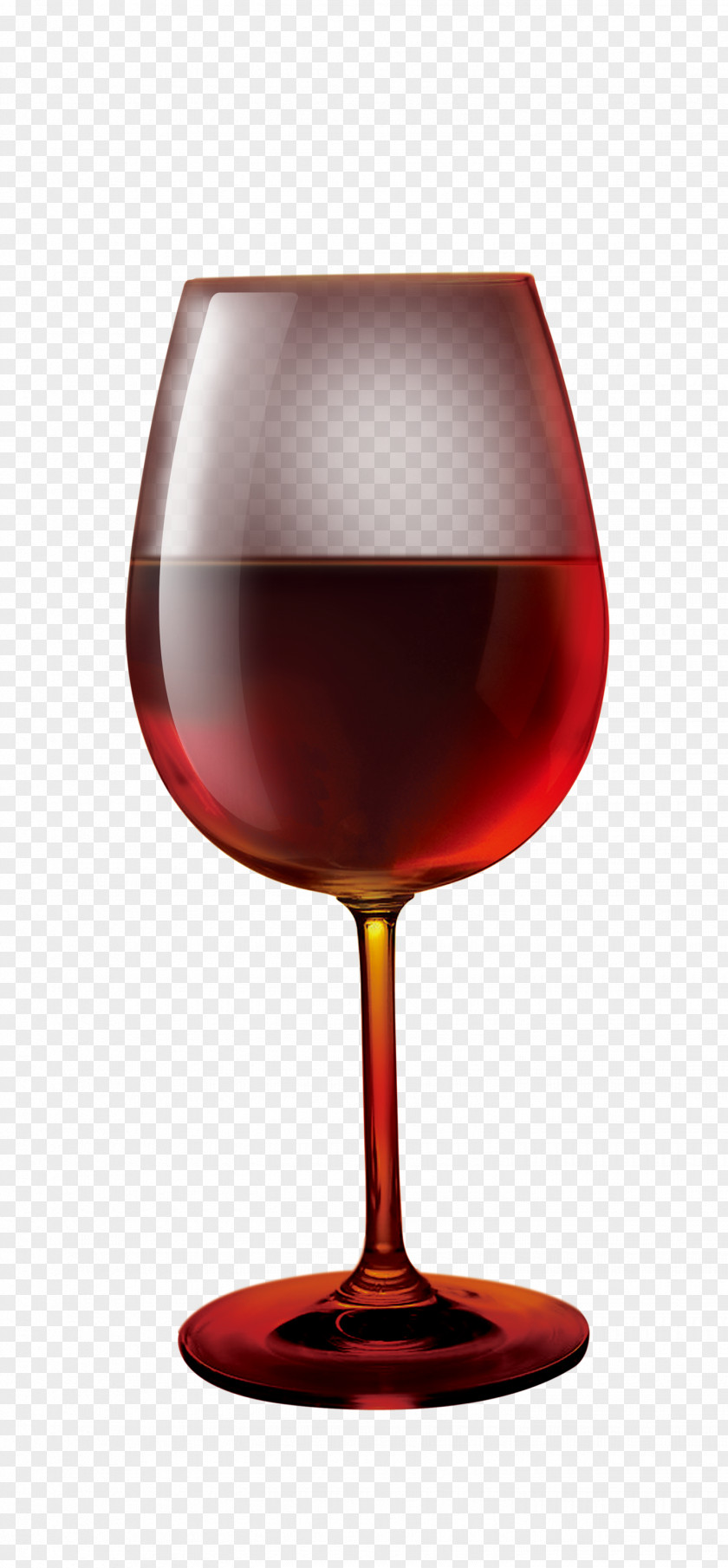 Red Wine Decorative Pattern Glass Cocktail PNG