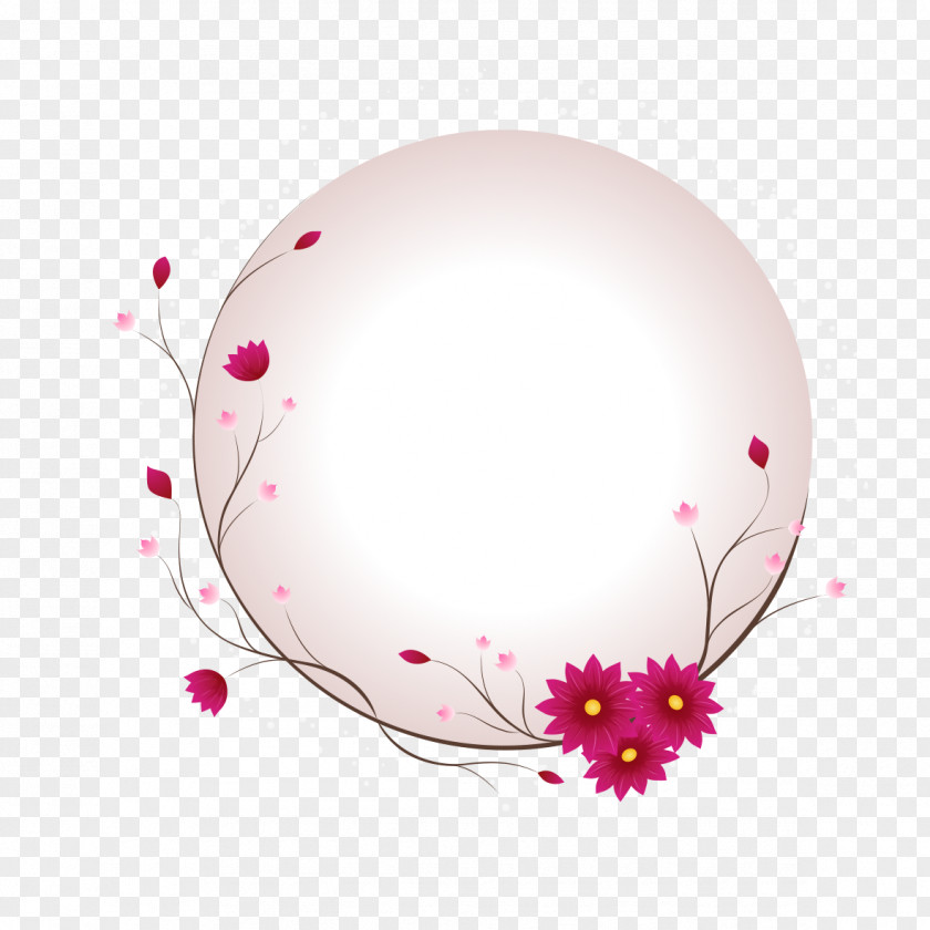 Flower Creative Design Circle Clip Art PNG