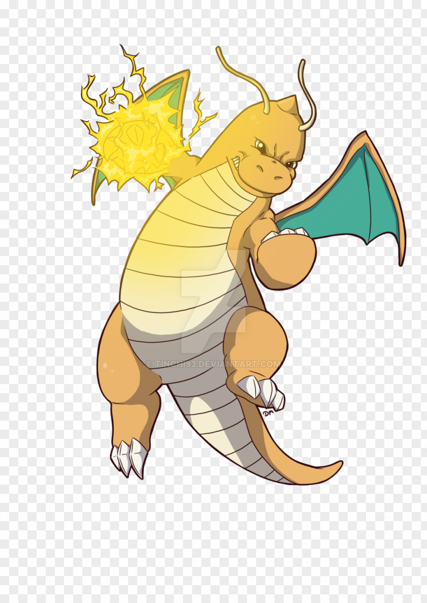Pokemon Dragonite Drawing Fan Art PNG