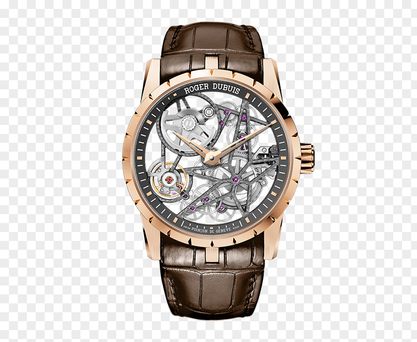 Watch Roger Dubuis Skeleton Automatic Jewellery PNG
