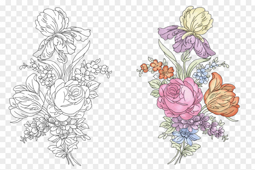 Area Watercolor Floral Design Art Nouveau Artist DeviantArt PNG