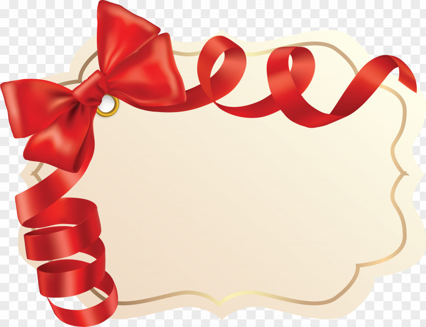 Bow Gift Card Ribbon Clip Art PNG