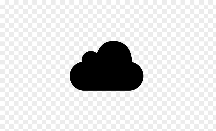 Cloud Computing Silhouette PNG