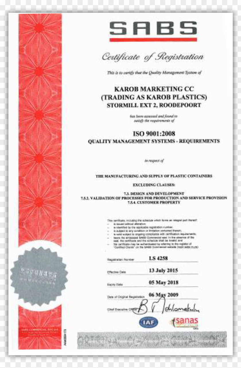 Eep South African Bureau Of Standards ISO 9000 International Organization For Standardization Certification PNG