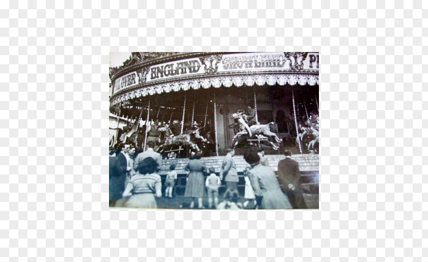 Funfair Carousel Hampstead Heath 1960s Fair 1950s PNG