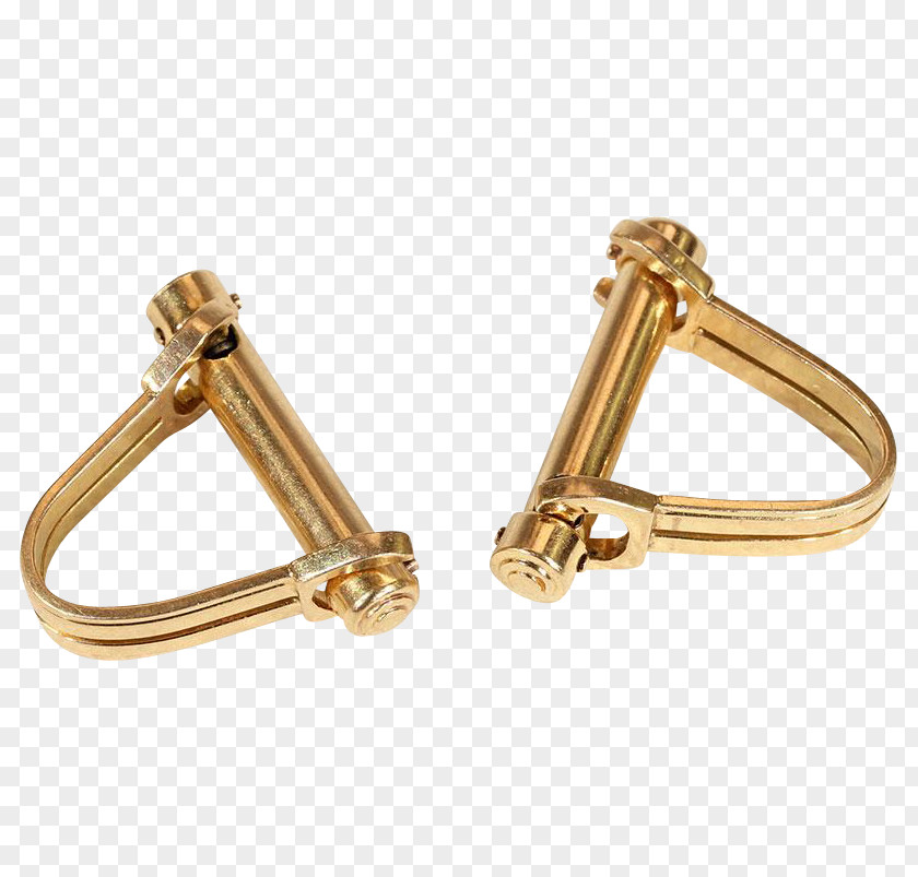 Gold Earring The Kentucky Derby Jewellery Cufflink PNG