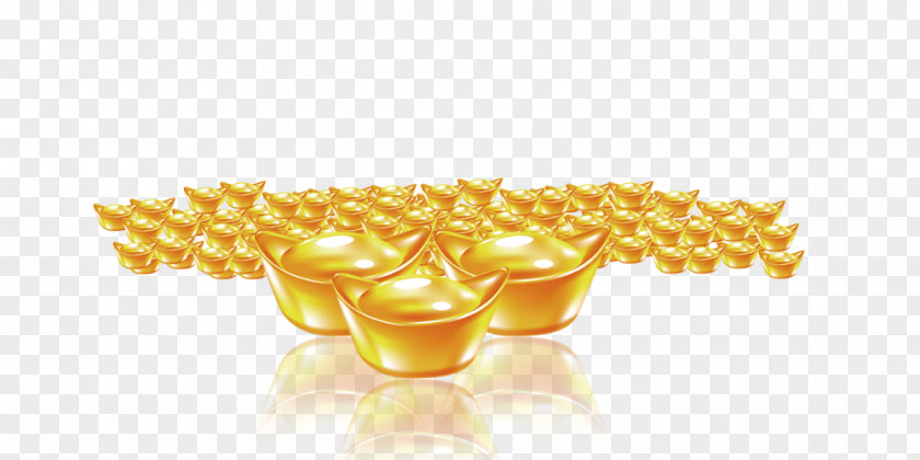 Gold Ingot Bar PNG