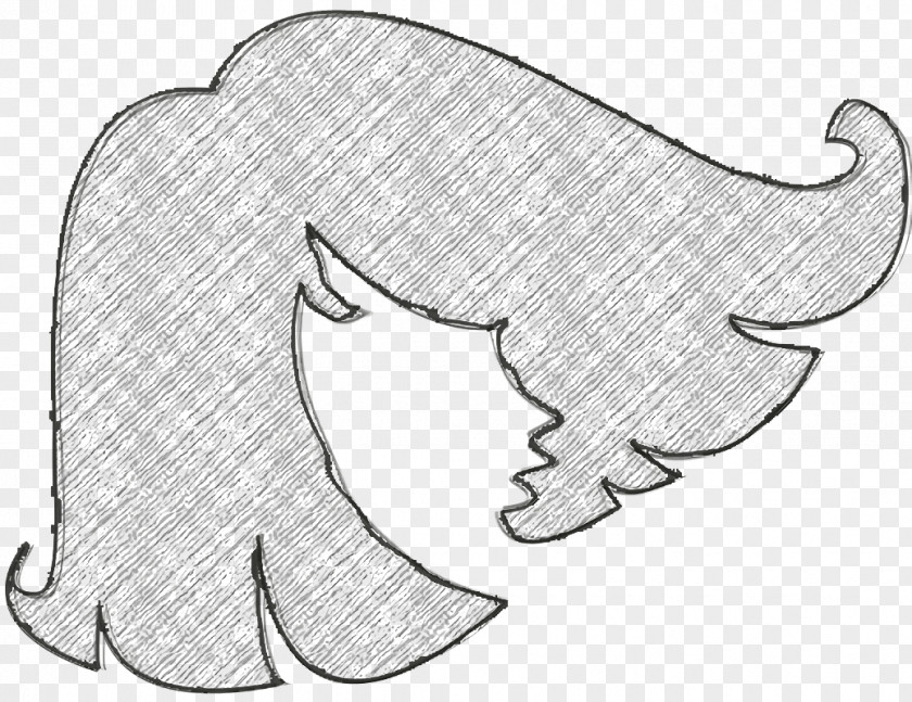 Hair Icon Female Shape Shapes PNG