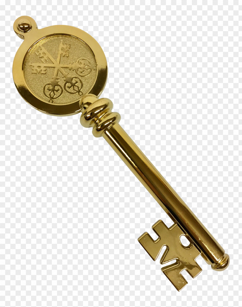 Metal Key Gold PNG