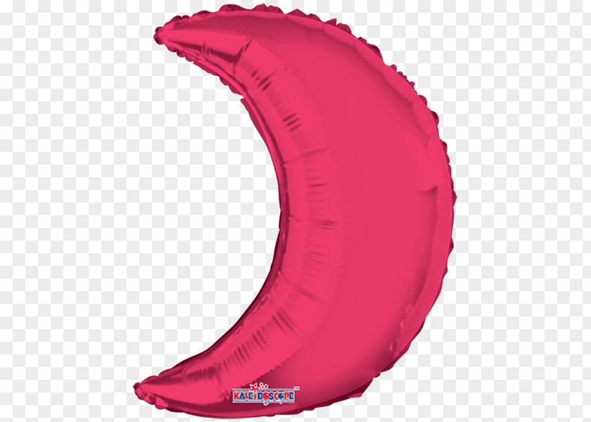 Moon Blue Toy Balloon Magenta Color PNG