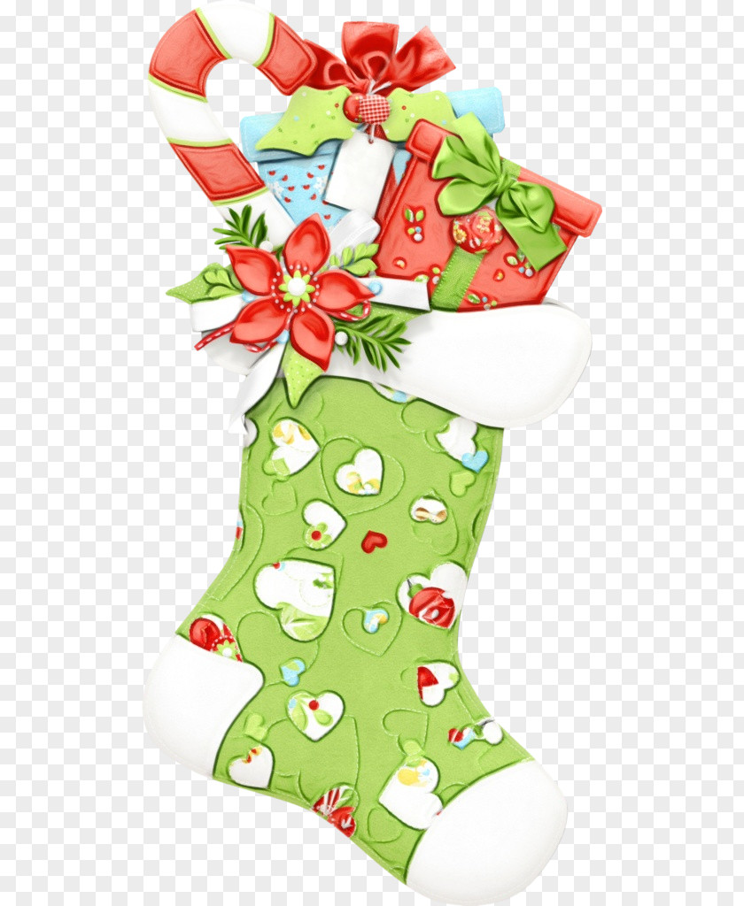 Plant Interior Design Christmas Stocking PNG