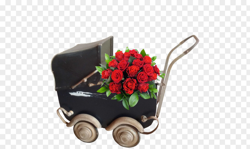 Car Quadracycle Garden Roses Toy Tricycle PNG